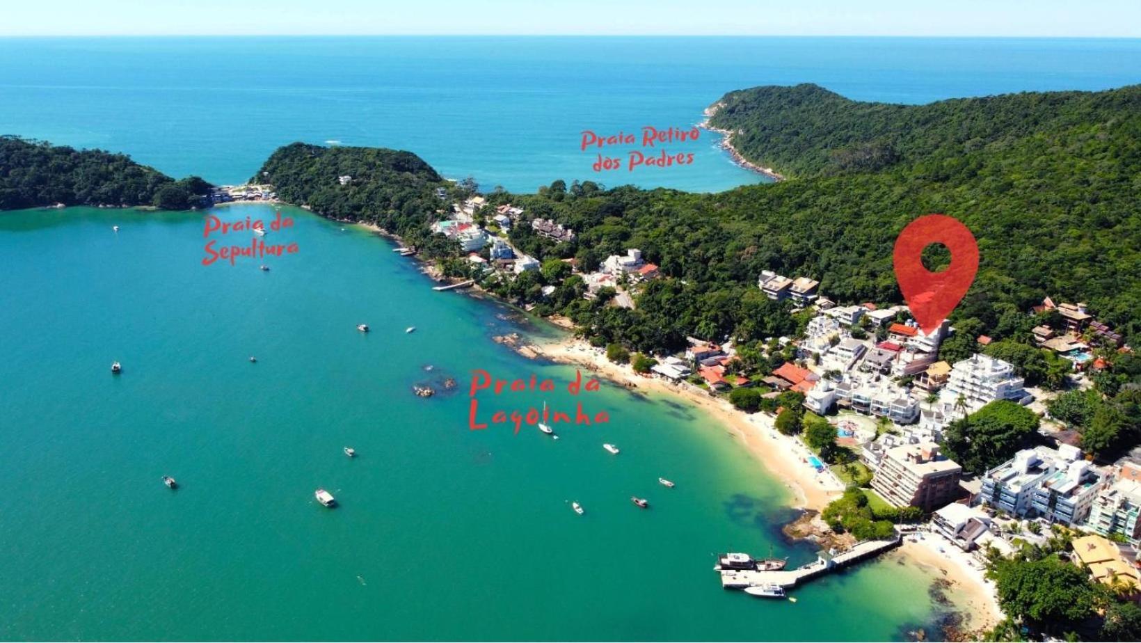 1080 - Apartamento Com Vista Para O Mar Em Bombinhas Zewnętrze zdjęcie