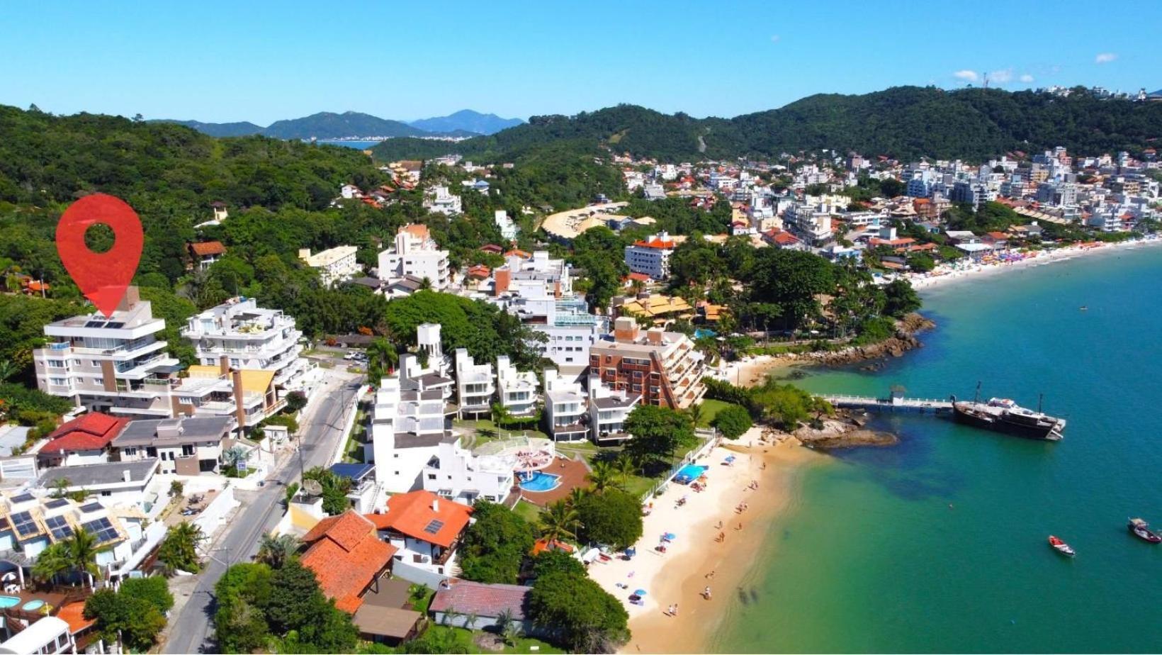 1080 - Apartamento Com Vista Para O Mar Em Bombinhas Zewnętrze zdjęcie